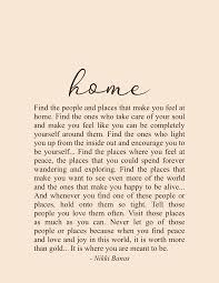 Home 8 5 X 11 Print Nikki Banas Encouragement Quotes Soul Love Quotes Words Quotes