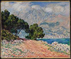 (69.2 x 92.7 cm.) painted in 1884 File Monet Cap Martin Near Menton 1884 Jpg Wikimedia Commons