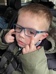 Lost blue glasses at the swimming pool