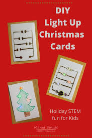 15 christmas cards that kids can make. Light Up Christmas Card A Fun Holiday Stem Activity For Kids
