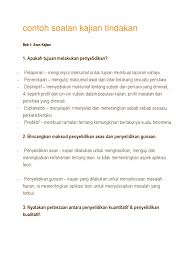 Metodologi kajian 3.1 pendahuluan kajian ini adalah berbentuk kajian tindakan bagi membantu guru untuk membuat tindakan susulan sama ada untuk aktiviti. Contoh Kajian Tindakan Sejarah Paklut