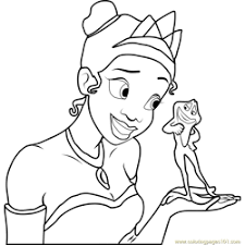 Welcome to one of the largest collection of coloring pages for kids on the net! Princess And The Frog Coloring Pages For Kids Download Princess And The Frog Printable Coloring Pages Coloringpages101 Com