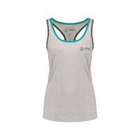 Mercedes Amg Petronas Motorsport Racerback Top Women Grey Athletic Tank Tops Racerback Top Boutique Clothing