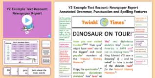 The landmark act (y6m) guided reading pack a guided reading pack aimed at y6m readers in the form of a newspaper report about the landmark act. Y1 Recounts Newspaper Report Example Text