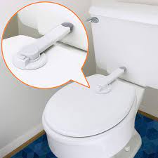 Amazon Com Toilet Lock Child Safety Ideal Baby Proof Toilet Seat Lock With 3m Adhesive Easy Installation No Tools Needed Fits Most Toilet Seats White 1 Pack Baby