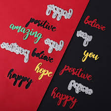 Click party invitations to see a list of party invitation card thumbnails. Buy 20 Pieces Inspirational Cutting Dies Metal Cutting Dies Carbon Steel Embossing Script Die Stencils Positive Word Die Template For Diy Scrapbook Card Making Craft Supplies Online In Vietnam B08tlw3wlb