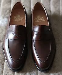 New Crockett Amp Jones Mens Shoes Dark Brown Sydney Loafers Uk 7 5e Us 8 5e Monk Strap Shoes Leather Formal Shoes Dress Shoes Men