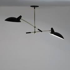 Rosella 2 Arm Contemporary Ceiling Light Black Brass La Redoute Interieurs La Redoute Ceiling Lights Black Ceiling Lighting Ceiling Light Shades