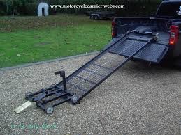 Bike Carrier Home Diy Motorcycle Motorcycle Ramp Truck Bed Slide