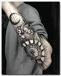 Lion & rose sleeve tattoo. Half Sleeve Tattoo On Tumblr