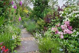 Cottage Garden Flower Border In Suffolk Uk English Flower Borders 26 Of 50 Garden Shrubs Cottage Garden English Cottage Garden