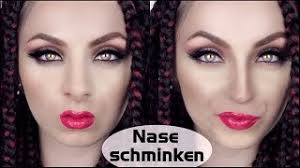 So soll die nase nach dem schminken möglichst aussehen. Nase Konturieren Schmaler Und Kleiner Schminken I Hannah Black Youtube