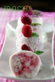 Raspberry Ice Cream Mochi Frozen Dessert Recipe Mochi Ice Cream Scrumptious Desserts