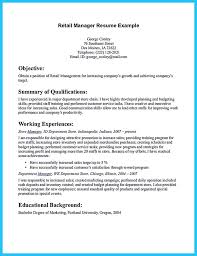 resume sample assistant store manager