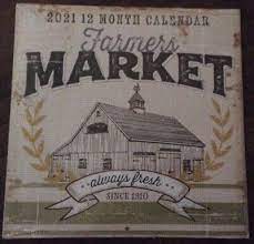 See your schedule and keep track of important dates and events with the best wall calendar. 2021 Farmers Market Calendar From Dollar Tree Nip Ebay