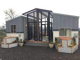 Tiny Houses And Open Air Sunroom Combine Into One Family Home Curbedclockmenumore Arrow A Pro Tiny House Listings Tiny House Nation Tiny House Inspiration