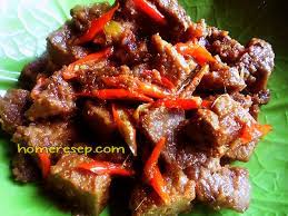 Bawang merah 8 siung bawang putih 6 siung cabe keriting (sesuai. Resep Masakan Daging Sulawesi Gore Gore Sapi Resep Masakan Rumahan Homemade