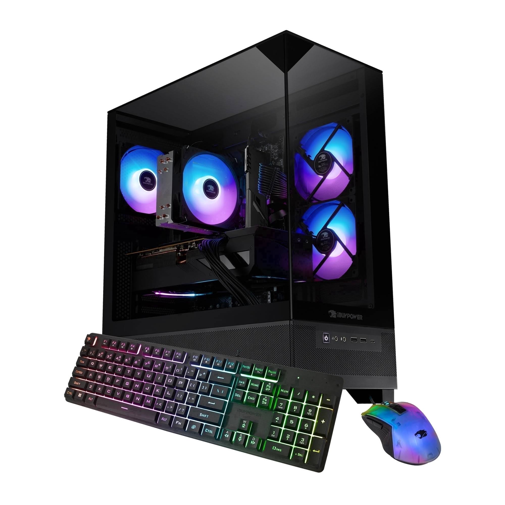 Ibuypower Element SE Esa7r77xt01 Gaming PC Desktop AMD Ryzen 7 8700f AMD Radeon RX 7700 XT 12gb