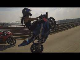 Motorcycle Stunts Beautiful Girl Riding Wheelies Long Highway Wheelie Ride Of The Century Roc 2015 Female Motorcycle Riders Stunt Bike Girls On Bike