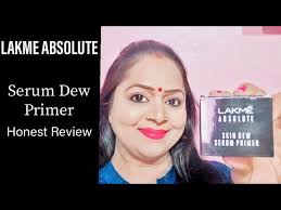 New Launch Lakme Absolute Serum Dew Primer Honest Review & Demo || Best  Absolute Range Primer |Nykaa