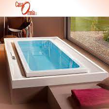 Vasca da bagno tonda da 185 senza idromassaggio cosi' composta: Vasca Bagno Ghost System Treesse Fusion 220 Casaomnia