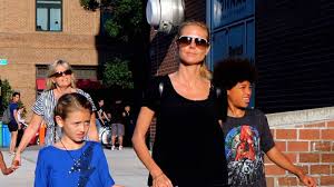 Heidi klum's daughter leni, 13, looks so grown up, rocks black dress and heels for family day | 9thefix. Gewusst 7 Spannende Fakten Uber Leni Klum