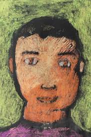 The Elemental Art Room: 6th Grade Self-Portraits (Or "Bob Ross is a  Genius")