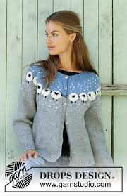 Cast on a number of stitches that is roughly the width you want your scarf to be. Sheep Happens Cardigan Drops 194 1 Free Knitting Patterns By Drops Design