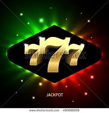 Triple Sevens Casino Jackpot Banner Lucky Numbers 777 Vector Illustration Casino Banner Jackpot