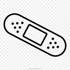 Adhesive Bandage Drawing Coloring Book Band-Aid, Png, 1000X1000Px, Adhesive  Bandage, Area, Bandaid, Black And White,