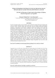 Berikut contoh abstrak jurnal ilmiah dalam bahasa inggris yang masuk jurnal internasional karya anak. Demographic Characteristics Of The Sample Download Table