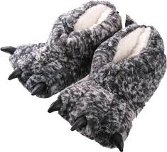 Bol Com Dierenpoot Sloffen Unisex Grijs Maat 43 44