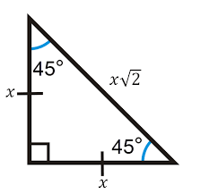 Given that x is the shortest side measure, we know we can measure out at the baseline for length x , turn an angle of 60 degrees, and have a new line that eventually intersects the line from the larger side at exactly 30 degrees. Special Right Triangles And Ratios Read Geometry Ck 12 Foundation