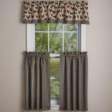 Kitchen curtains serve sun protection jazz woven trends 3 piece kitchen curtain set window valance rooster curtains living room cafe swag tier. Hen Pecked Hens Rooster Chicken Curtain Valance 60 X 14
