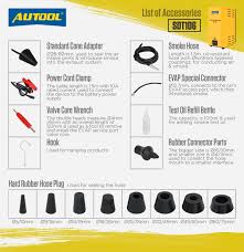 Inbuilt air compressor, instant smoke generation. Autool Original Sdt106 Car Smoke Leak Detector Automotive Evap Leakage Gas Leakage Locator Oil Pipe Generator Diagnostic Tool Car Smoke Machine Car Diagnostic Machineautomotive Smoke Machine Aliexpress