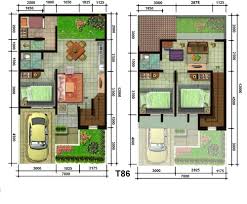 Perumahan ini memiliki type rumah 45 dengan menerapkan konsep rumah minimalis dalam arsitektur dan juga tata ruangnya. Denah Rumah Minimalis Type 45 Terbaru
