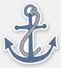 Anchor Stickers Hand Drawn Scribbly Style Zazzle Com Bubble Stickers Cute Stickers Hydroflask Stickers