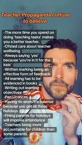 Teacher propaganda I refuse to believe