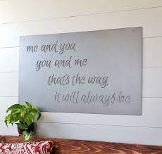 Dichos Inspiracion Y Gran Presupuesto Personalizado Metal Signo Muestra Arte Steel Wall Art Custom Quote Sign Custom Metal Signs