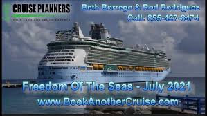 RCIs Freedom Of The Seas full ship tour by Beth Borrego & Rod Rodriguez  Cruise Planners 240-876-0692