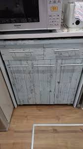 ５年前にニトリで購入したゴミ箱カウンター 話題のリメイクシートで生まれ変わりました ゴミ箱 ニトリ カウンター