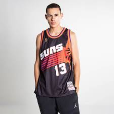 The phoenix suns vanquished the los angeles lakers in the first round of the nba playoffs on thursday. Mitchell And Ness Nba Swingman Jersey Phoenix Suns S Nash 13 Black Bei Kickz Com