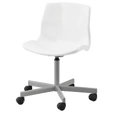 Do you possibly know how to take the chair apart i'm moving and i've tried to pull it apart and i won't come apart. Ikea Snille Swivel Chair White You Sit Comfortably Since The Chair Is Adjustable In Height The Safety Casters Have A Pressure Sen Swivel Chair Chair Ikea