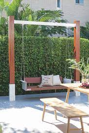 Gorgeous 80 Great Garden Swing Seats For Backyard Ideas Https Frontbackhome Com 6035 80 Great Garde Green Wall Garden Terrace Garden Design Garden Swing Seat