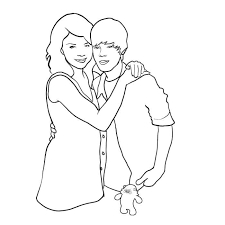 Coloring pages online with selena gomez. Online Coloring Pages Coloring Page Selena Gomez And Justin Bieber Coloring Download Print Coloring Page