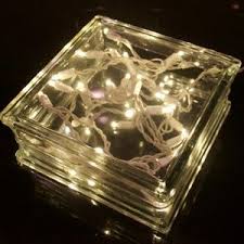 35 Warm White Led Craft Lights On White Wire Craft Lights Glass Block Crafts Wholesale Crafts