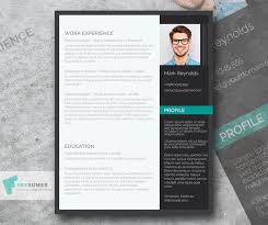 Free Modern Professional Cv Resume Template In Minimal Style In Micros Creativebooster