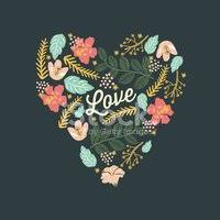 Maybe you would like to learn more about one of these? Heart Made Of Flowers And Leafs Illustration Clipart Images