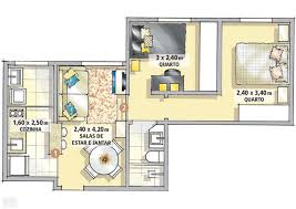 Apartamento De Apenas 37 M Tem Dois Confortaveis Dormitorios Espacos Pequenos Layouts Casa Plantas De Casas Pequenas