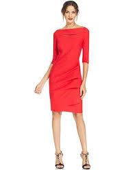 Littlereddress New Alexevenings Cutout Cascade Ruffle Dress Available At Macys Com Chic Outfits Ruffle Dress Red Cocktail Dress